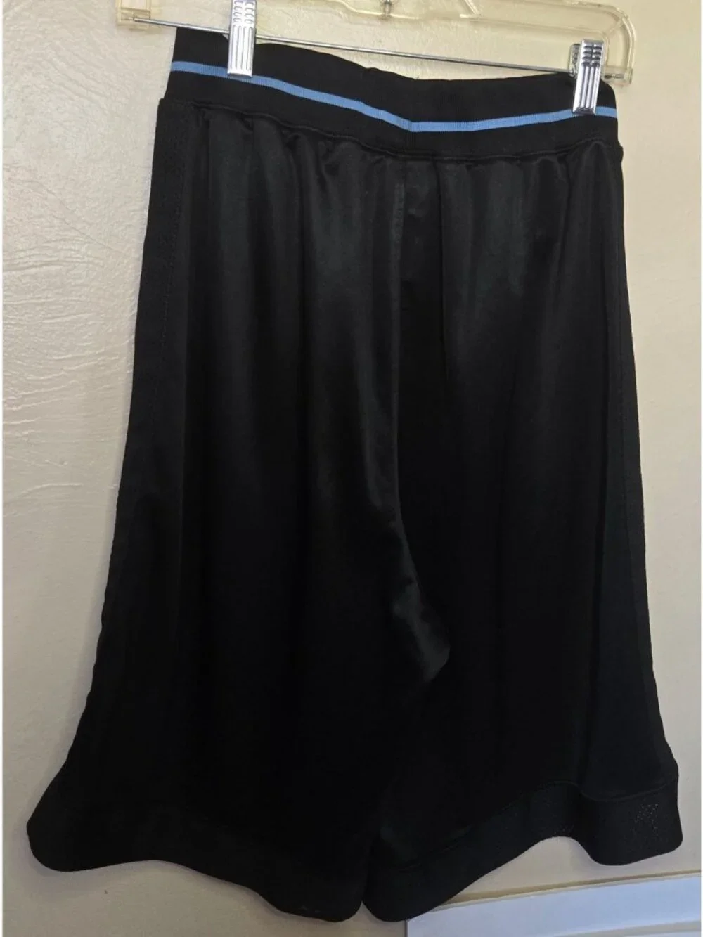 Vintage Jordan Anniversary 85-05 Black With UNC Blue Accents Basketball Shorts